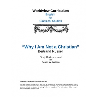 Why I Am Not a Christian Why I Am Not a Christian